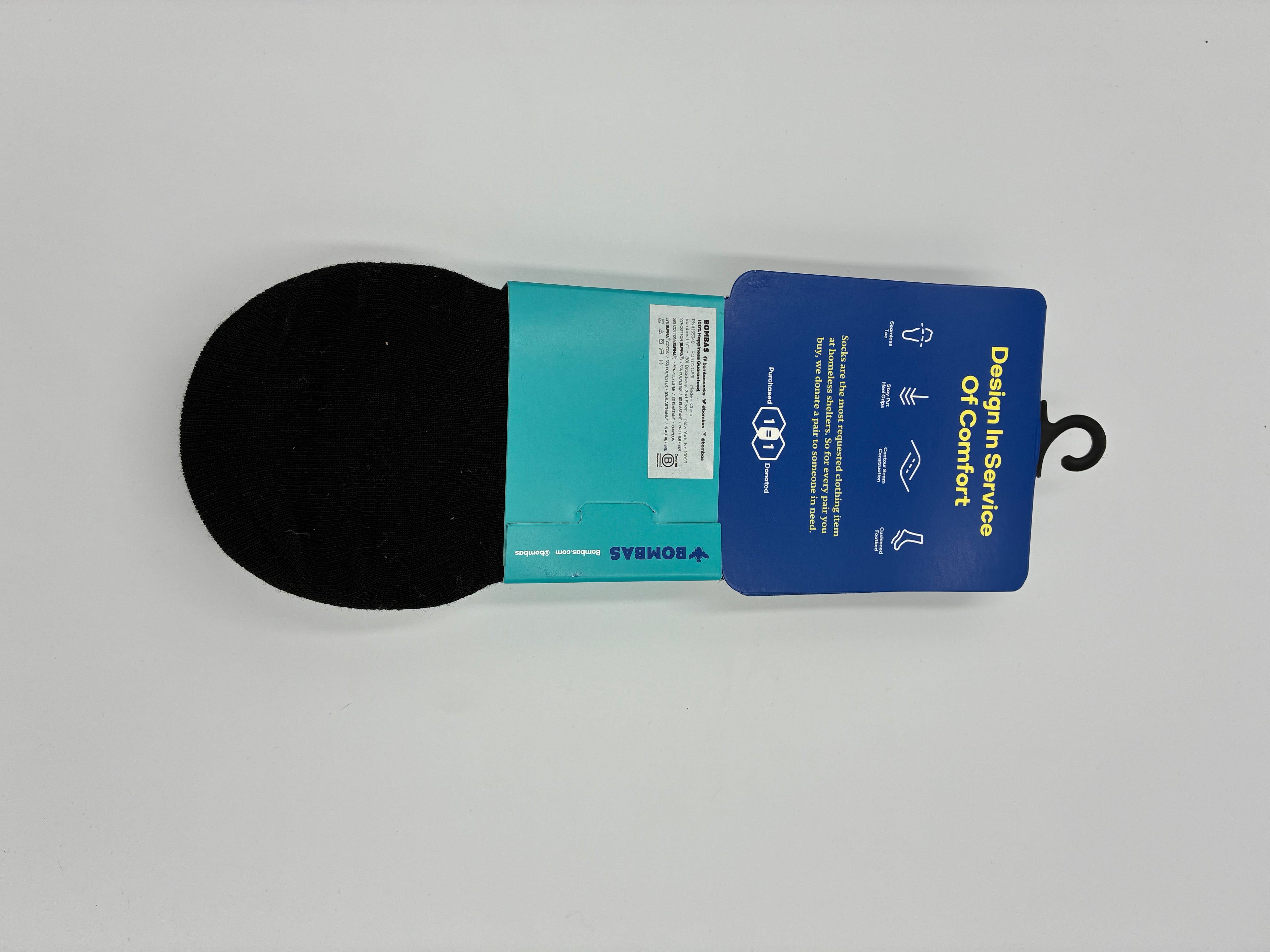 BOMBAS No Show Ankle Sock 3 pack
