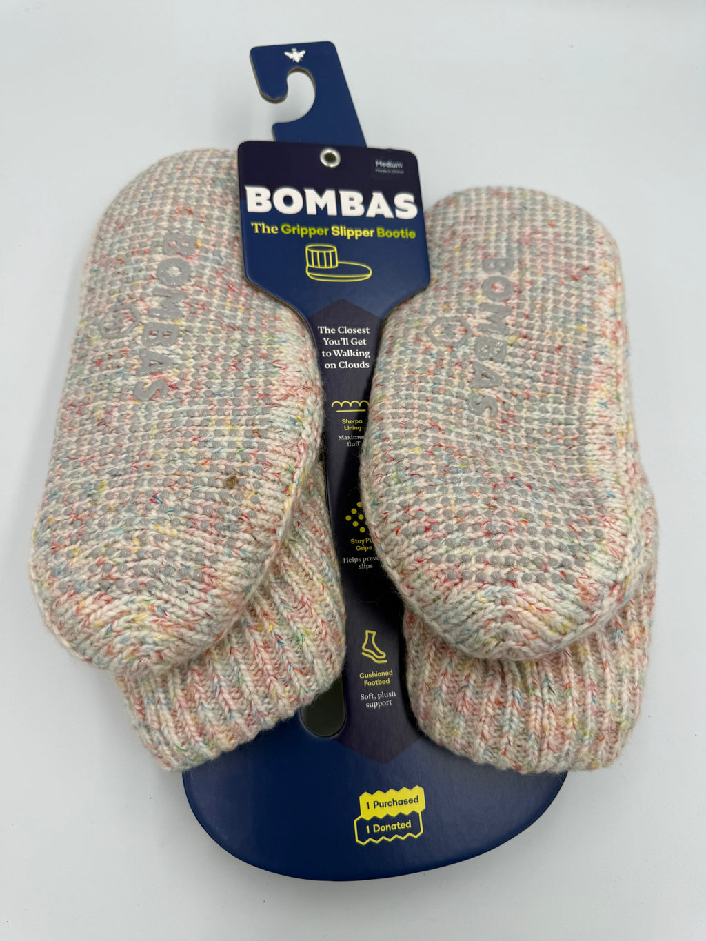 BOMBAS GRIPPER SLIPPER BOOTIE