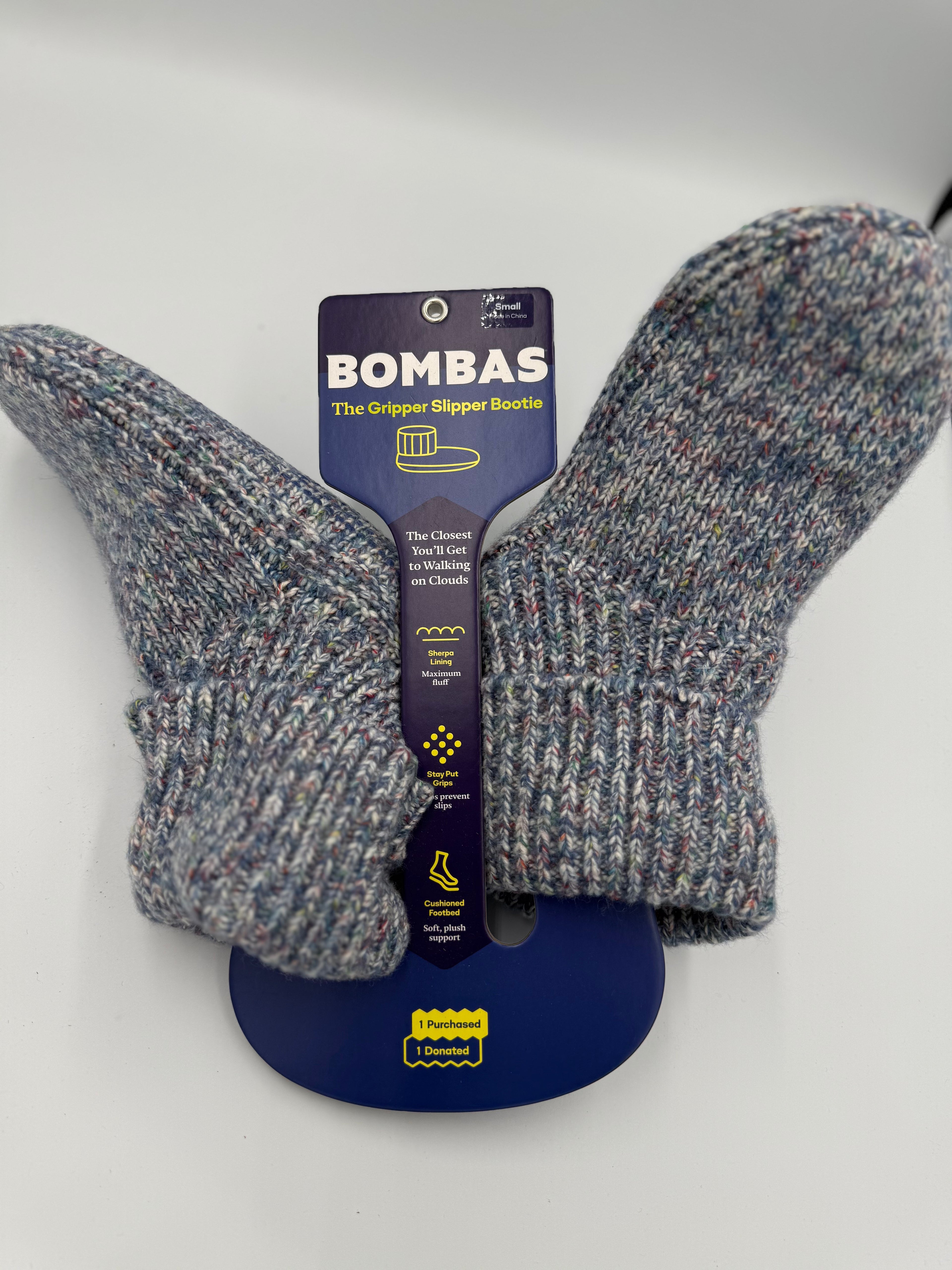 BOMBAS GRIPPER SLIPPER BOOTIE