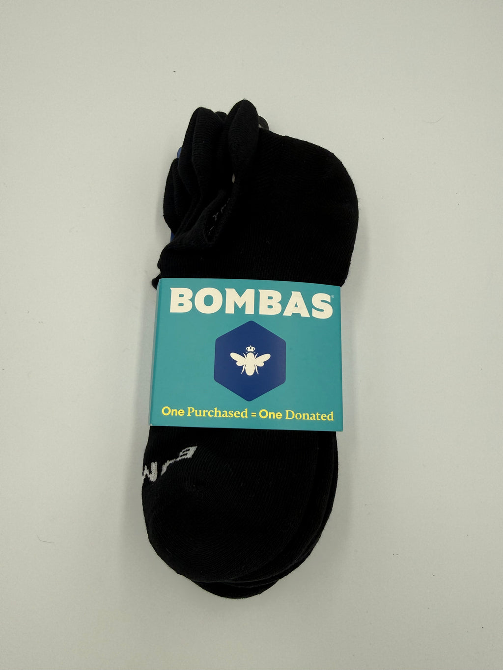 BOMBAS ANKLE SOCKS 3 PACK BLACK