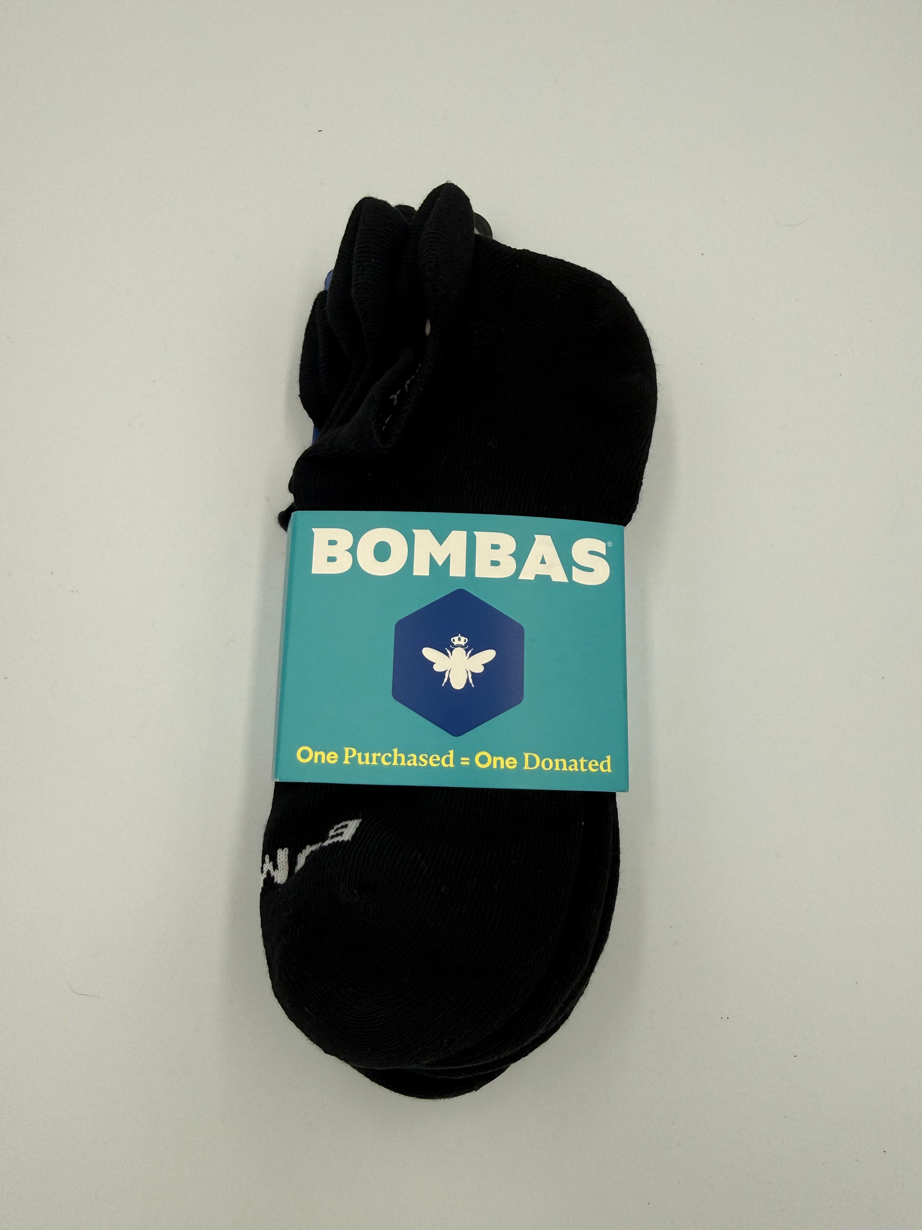 BOMBAS ANKLE SOCKS 3 PACK BLACK