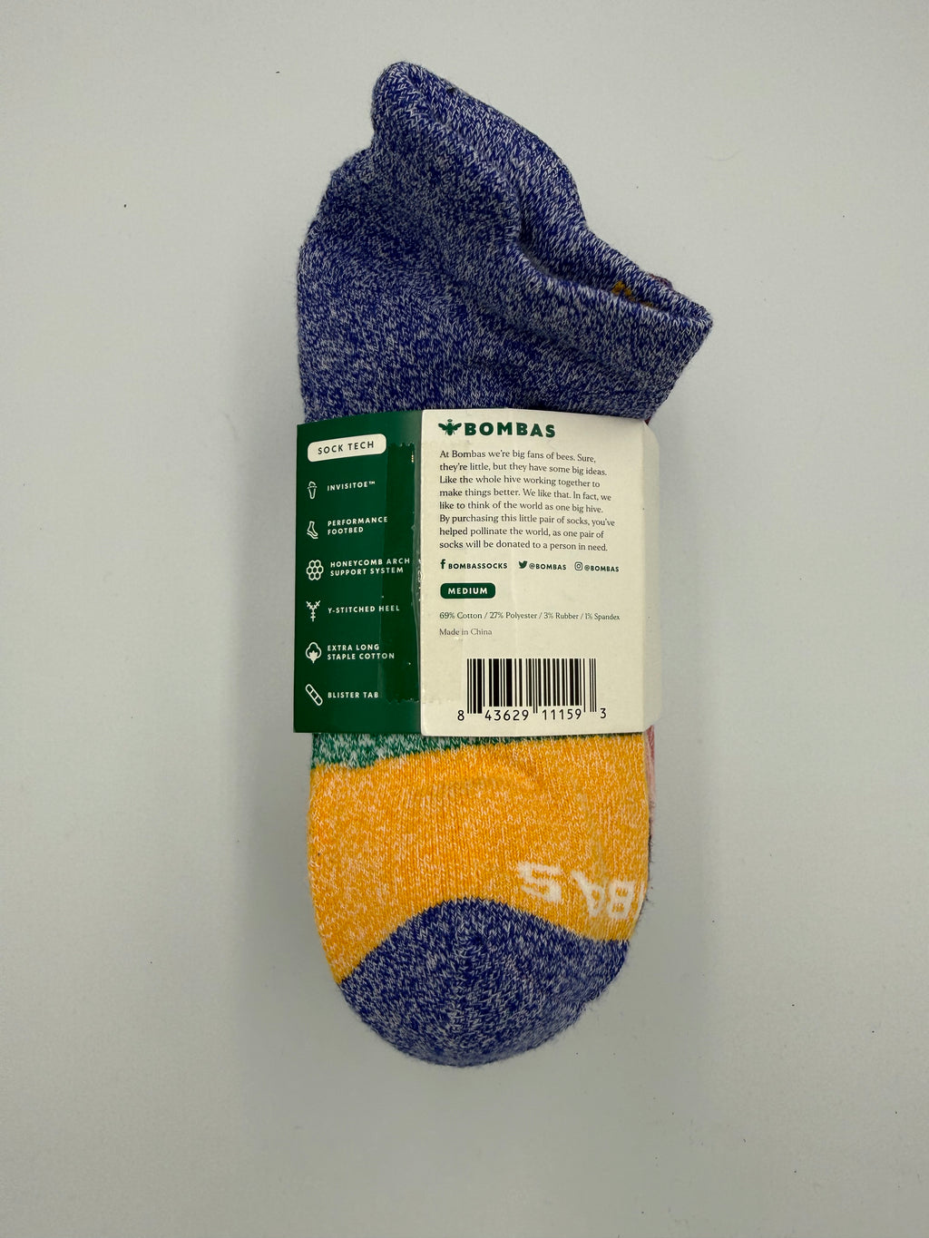 BOMBAS ANKLE SOCK 6 PACK