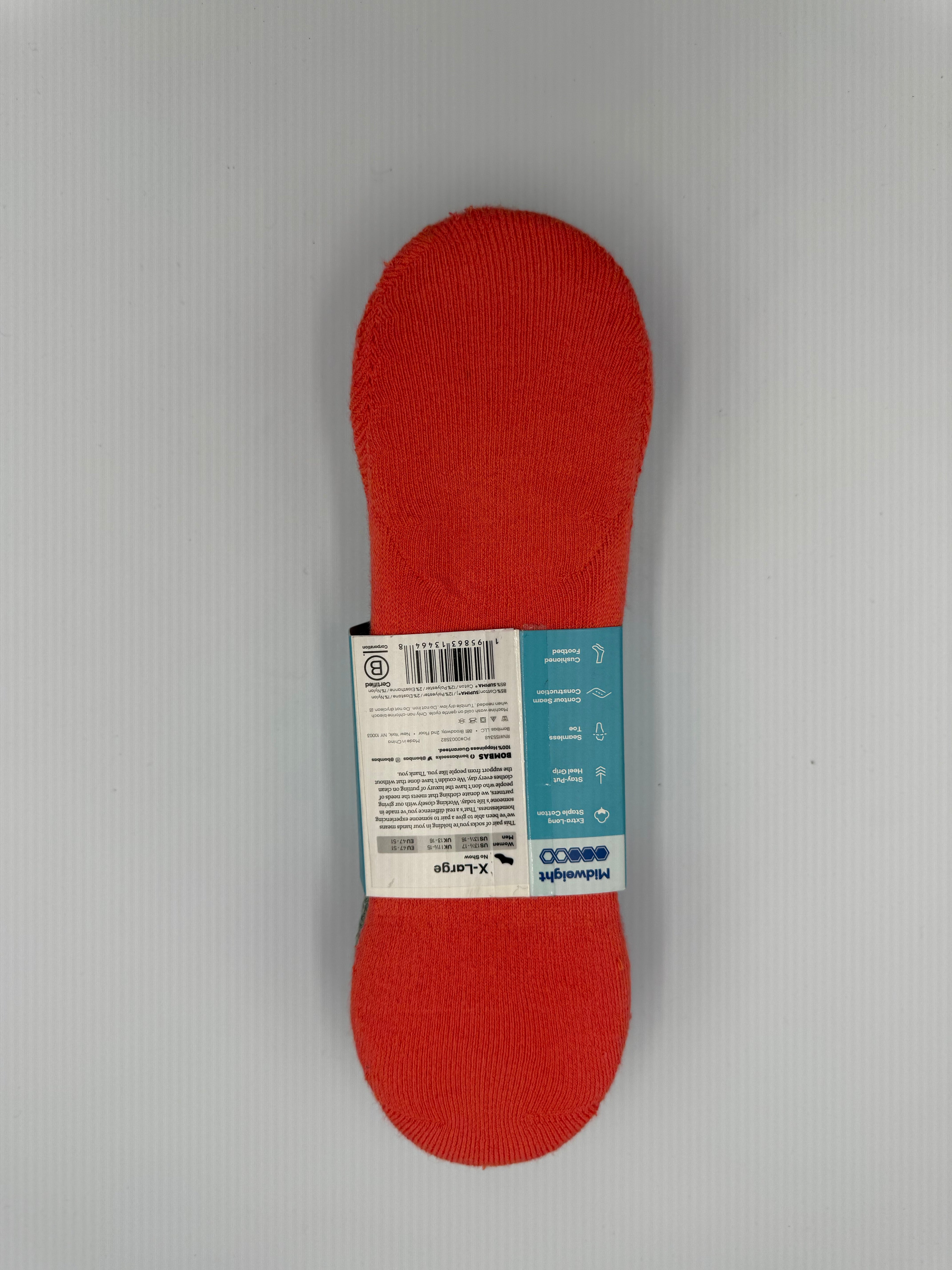 BOMBAS CUSHIONED NO SHOW 4 PACK