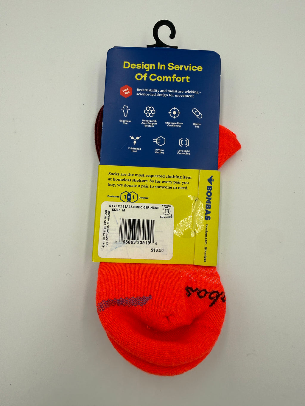 BOMBAS PERFORMANCE RUNNING SOCK