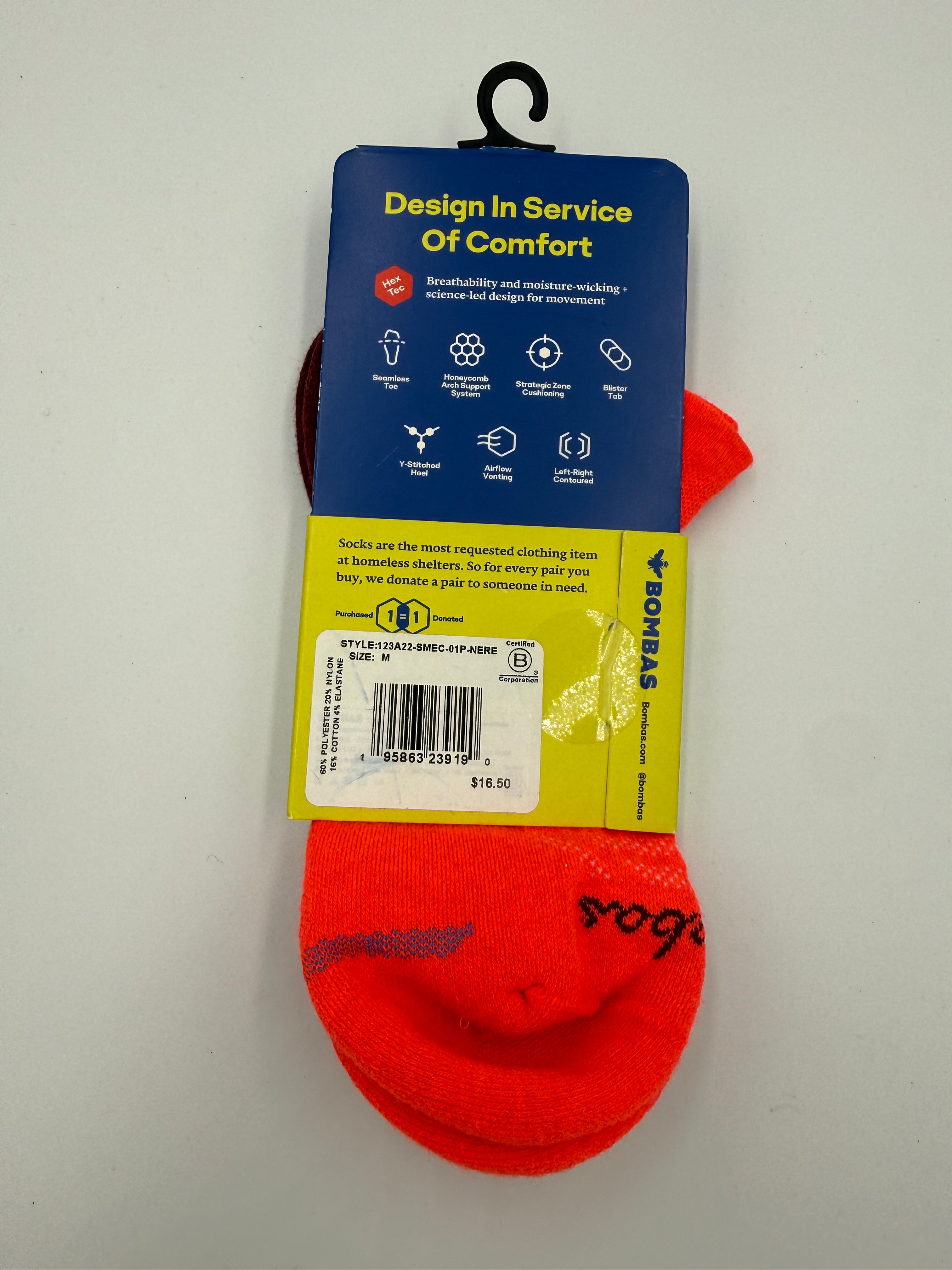 BOMBAS PERFORMANCE RUNNING SOCK