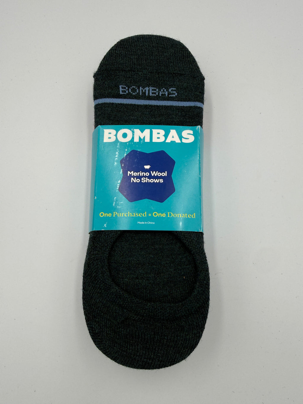 BOMBAS MERINO WOOL NO SHOW SOCKS 4 PACK