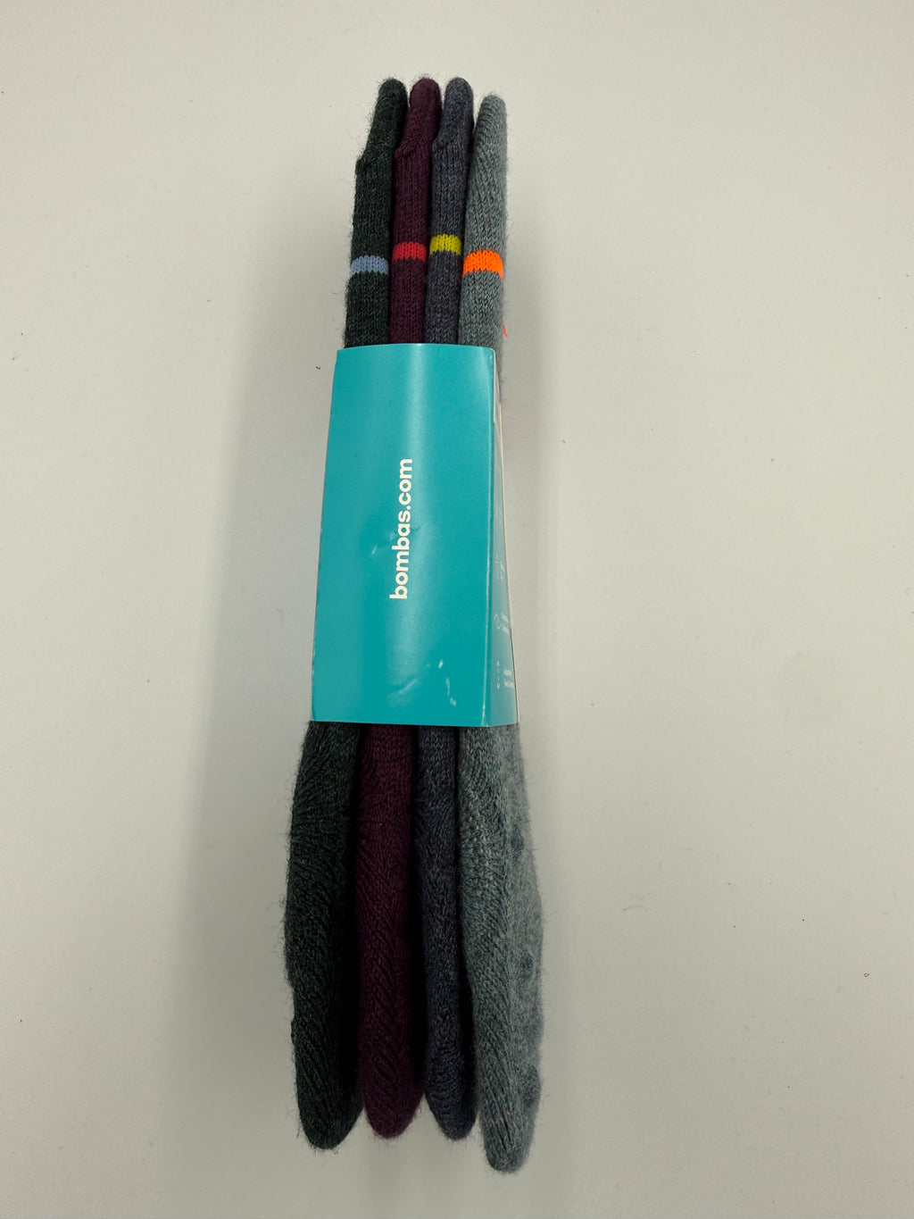 BOMBAS MERINO WOOL NO SHOW SOCKS 4 PACK