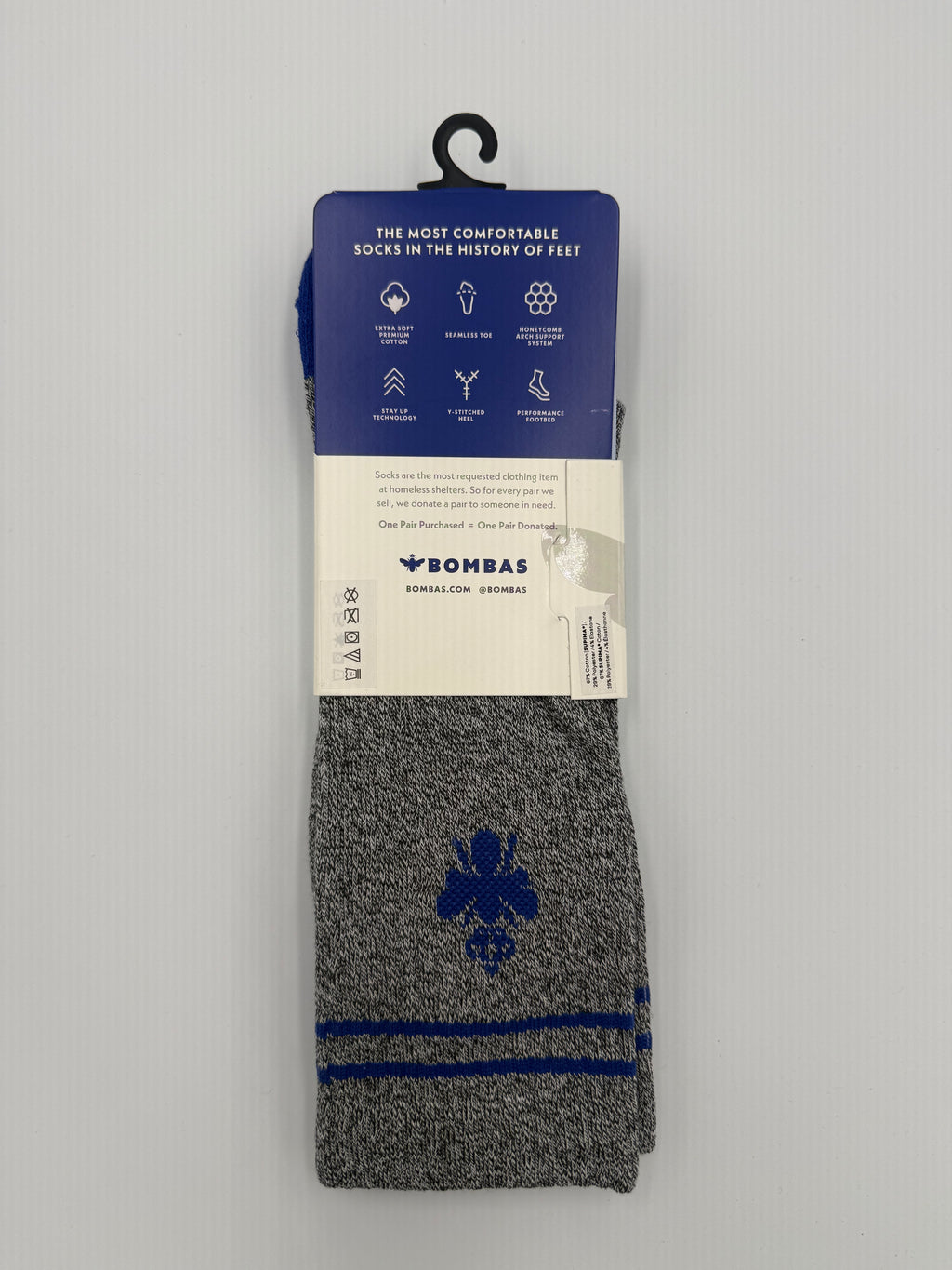 BOMBAS Calf Sock sz Large