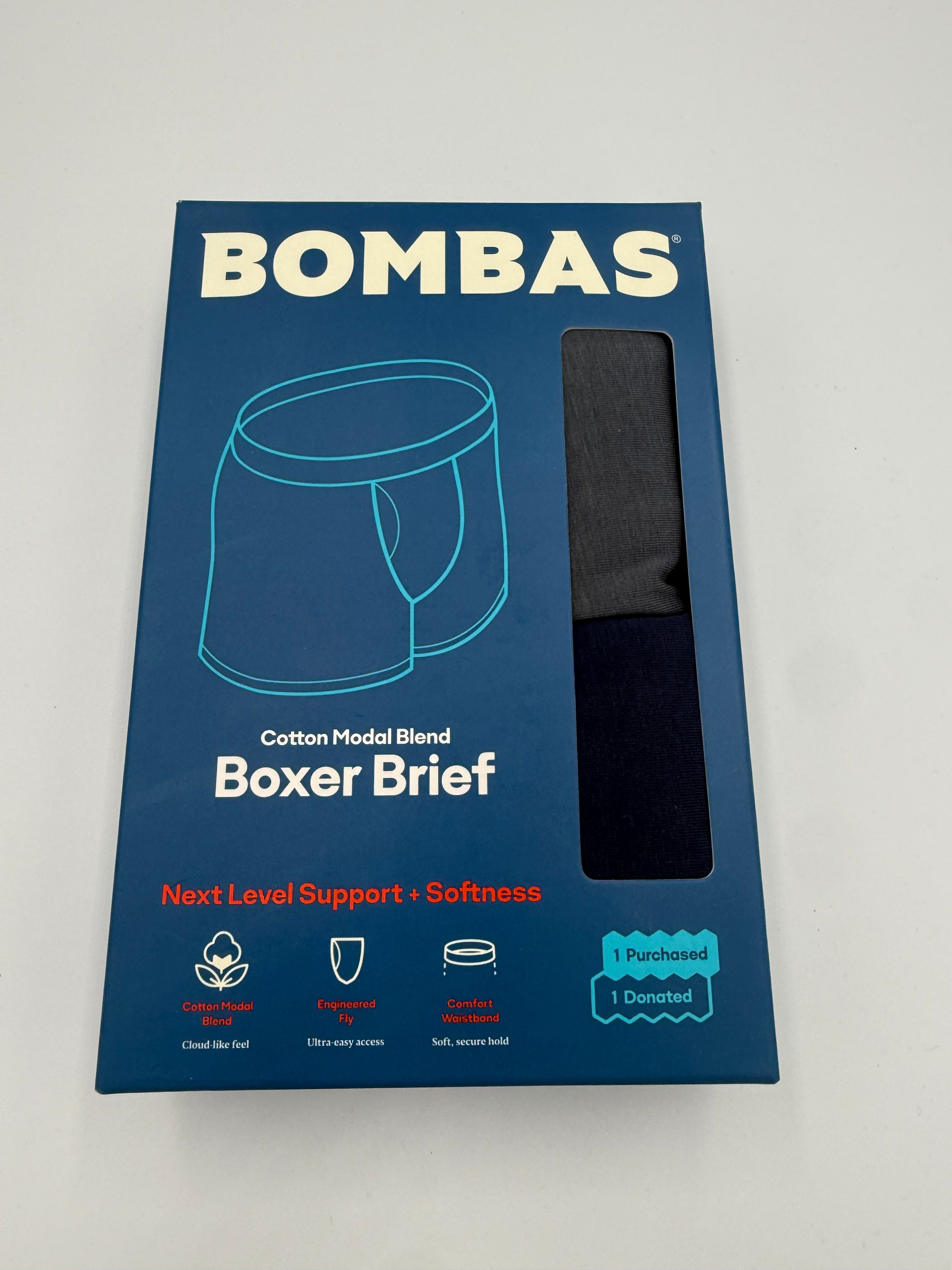 BOMBAS Boxer Brief 2 Pack sz Large